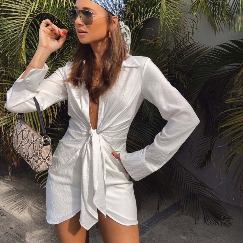 Choosy Crosby St Dress - White